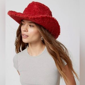 Urban Outfitters Sherpa Cowboy Hat